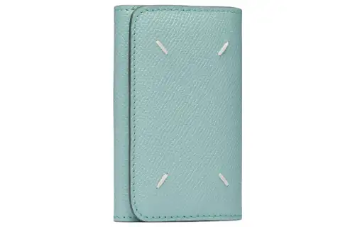 Maison Margiela Calfskin Key Pouch Women's Blue