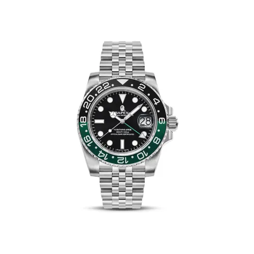 Bape Type 2 Bapex #1 Watch Silver/Blue/Purple