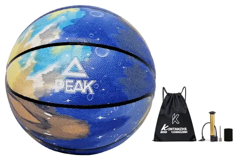 Polyurethane basketball wear-resistant yellow ball for training for men and women