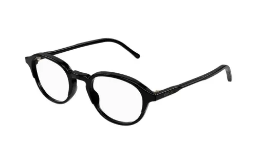 Gucci logo-print round-frame glasses