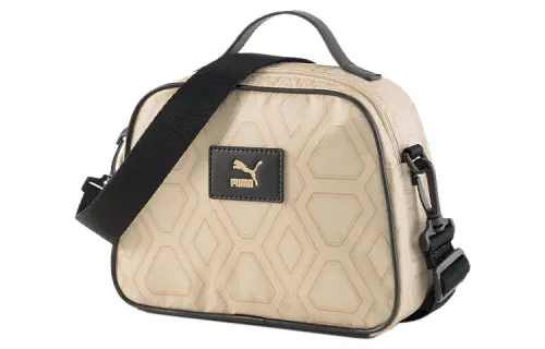 PUMA Polyester Handbag, Shoulder Bag, Crossbody Bag Regular Unisex Light Sand