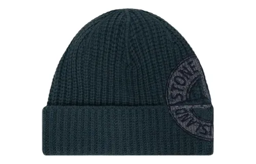 STONE ISLAND Beanies Unisex Dark Green