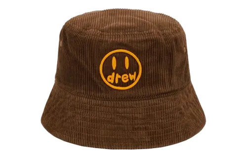 Drew House Sun Protection Bucket Hats Unisex Brown