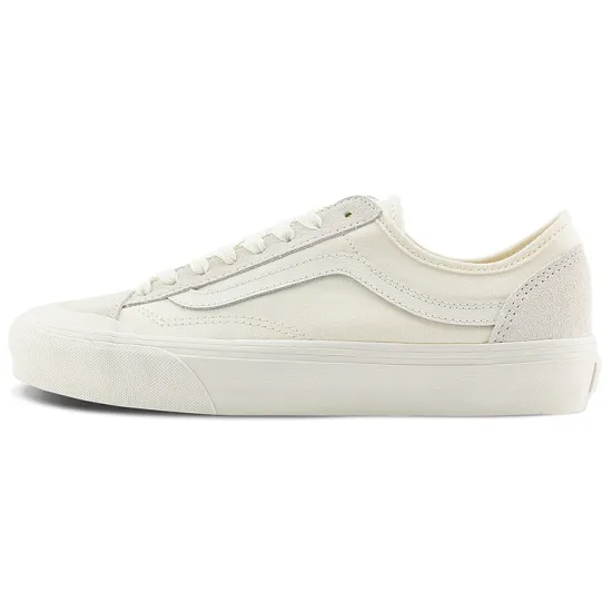 Vans Style 136 Skateboarding Shoes Unisex Low-top White
