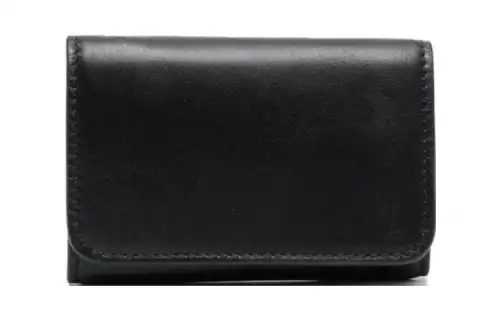Maison Margiela Calfskin Coin Wallet Men's Black