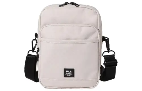 FILA Polyester Crossbody Bag, Shoulder Bag Unisex White