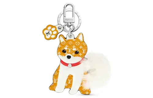 LOUIS VUITTON Shiba Keychains Unisex