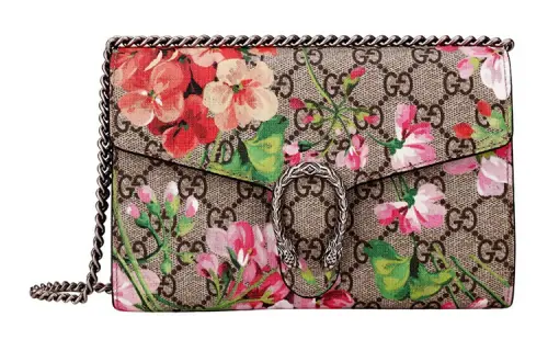 GUCCI Canvas With Leather Wallet, Crossbody Bag, Shoulder Bag Mini Women's Ebony & Pink
