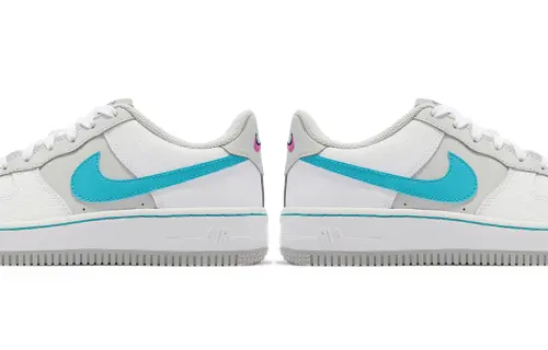 NBA × Nike Air Force 1 Low 75th Anniversary White, gray and blue stitching F Real-time preview