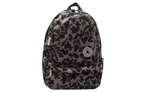 Converse Polyester Backpack Regular Unisex Light Brown Camouflage