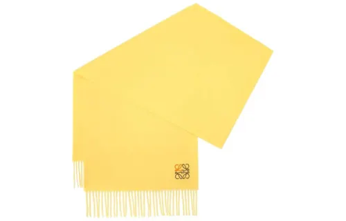 LOEWE Knit Scarves Women's Yellow