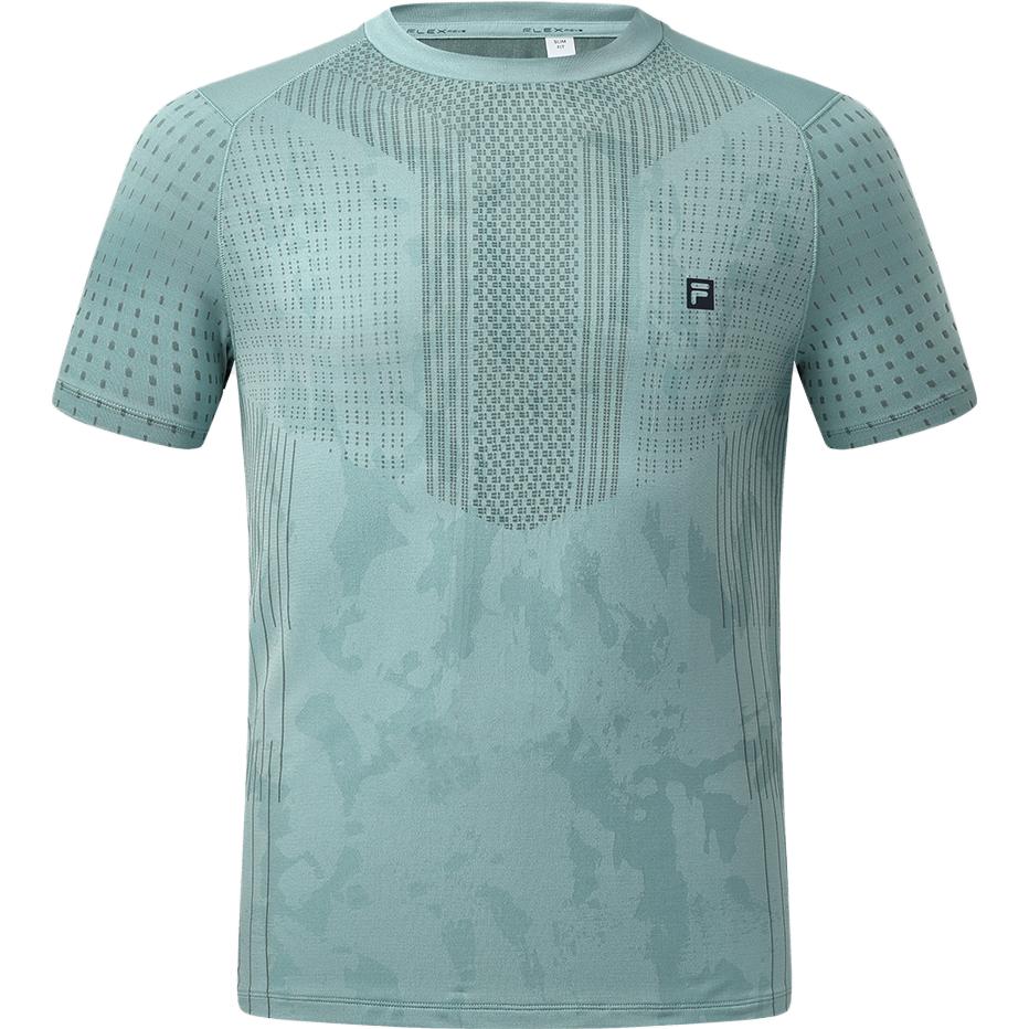 FILA Running T Shirt Men’s Oil Cyan