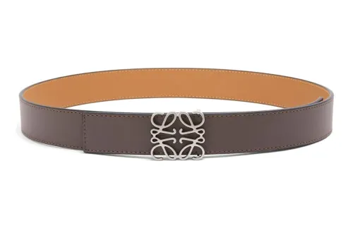 LOEWE Cow Leather Belts Men's Width 3.5cm