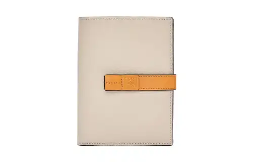 LOEWE Cow Leather Wallet Medium Women's Oat