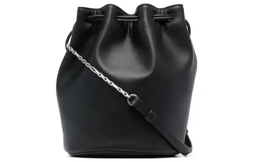Maison Margiela Calfskin Bucket Bags Crossbody Bag, Shoulder Bag Women's Black