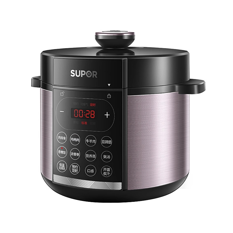 SUPOR Supor electric pressure cooker 5L household single-gallon fully automatic intelligent electric pressure cooker multi-function rice cooker suitable for 3/4/5/6 people SY-50YC4186D