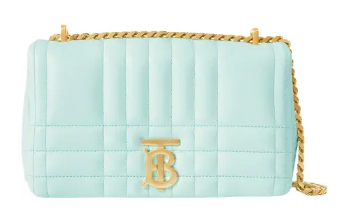 Burberry Lola Bag Lambskin Lola Bag, Shoulder Bag, Crossbody Bag Small Women's Mint Green