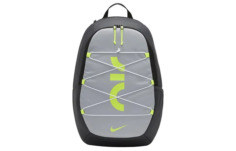 Nike Fabric Backpack Regular Unisex Black Gray Green