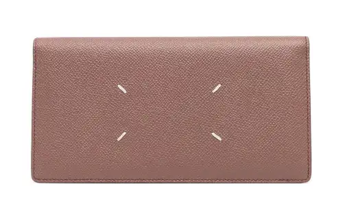 Maison Margiela Leather Clutch Wallet Men's Chestnut
