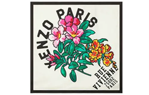 【Previous Season】logo-print silk scarf