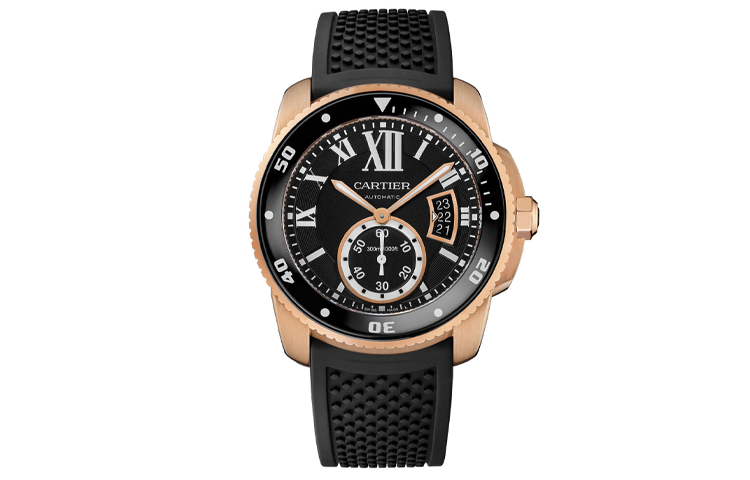 CARTIER CALIBRE Collection Automatic Mechanical Movement 300m Waterproof Men's Watches Watch 42mm Black Dial