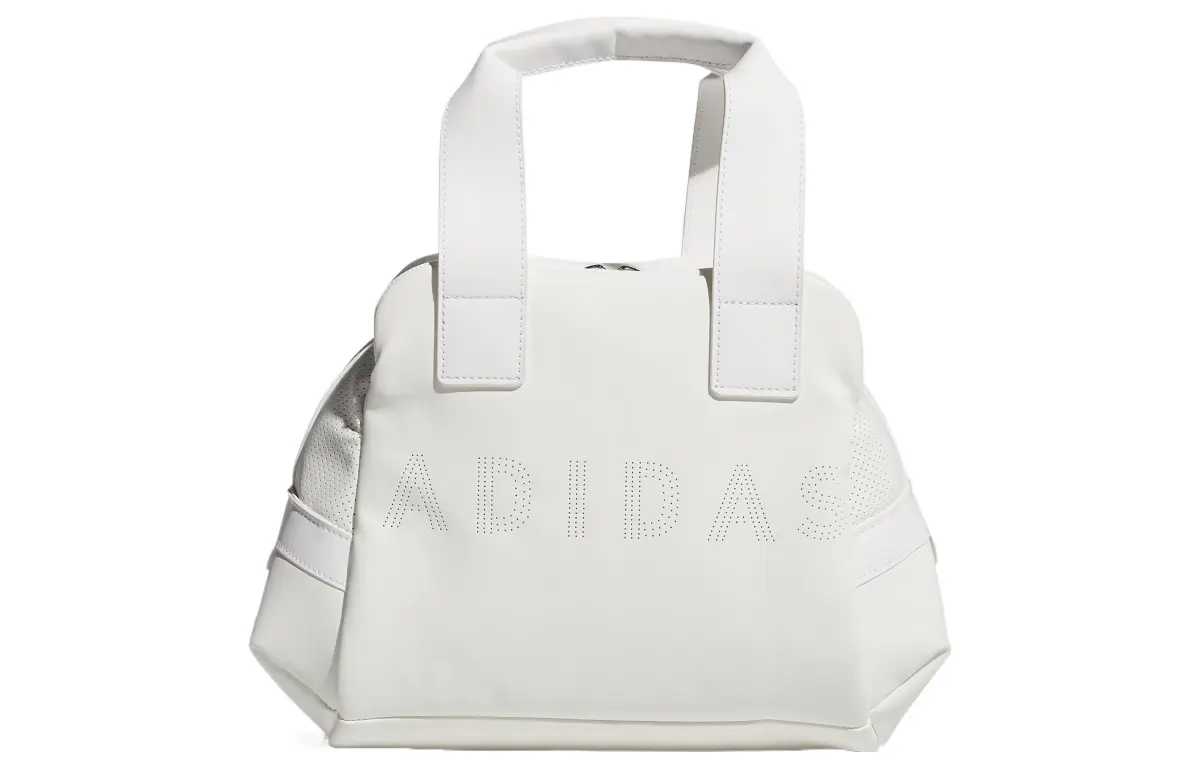 Adidas Trefoil Artificial Leather Polyurethane Handbags Regular Women's White