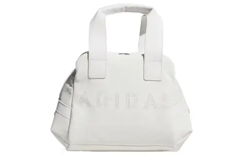 Adidas Trefoil Artificial Leather Polyurethane Handbag Regular Women's White