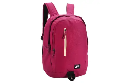 Nike Polyester Backpack Regular Unisex Rose Red