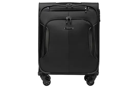 SAMSONITE NEO LOUNGE Spinner Wheels PU, Textile Mixture Luggage, Suitcase, Travel Bag 20 Inch 16 Inch Unisex Black