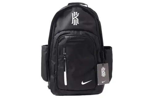 Nike Polyester Backpack Regular Unisex Black White