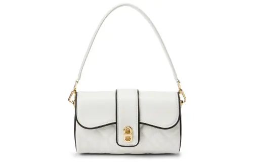 CHARLES&KEITH Leather PU Leather Charles & Keith Single Shoulder Bag Small Women's Black/White/Multi Composite Color