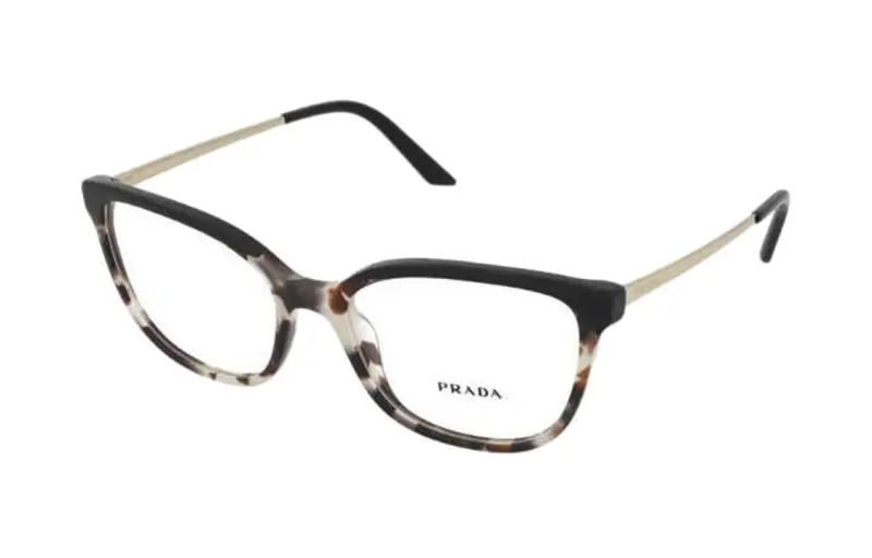 PRADA Prescription Glasses Unisex Gold