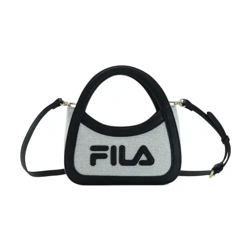FILA Fashion Pu Shoulder Bag, Crossbody Bag, Handbag Small Women's Black