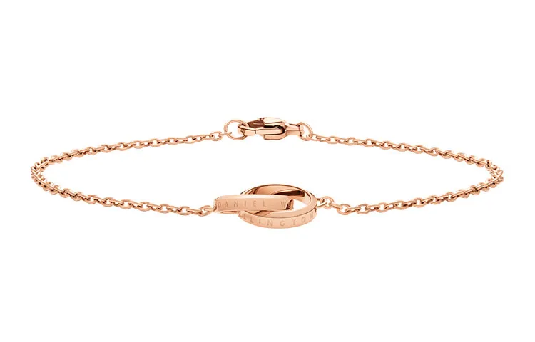 Daniel Wellington Alloy Bracelets Unisex Rose Gold