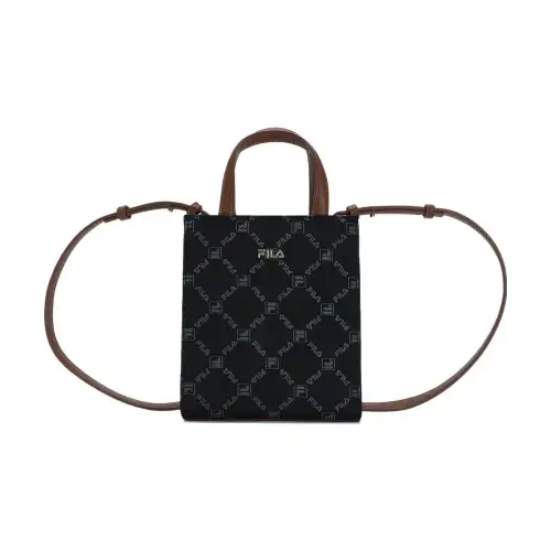 FILA PU Handbag, Shoulder Bag, Crossbody Bag Women's Black