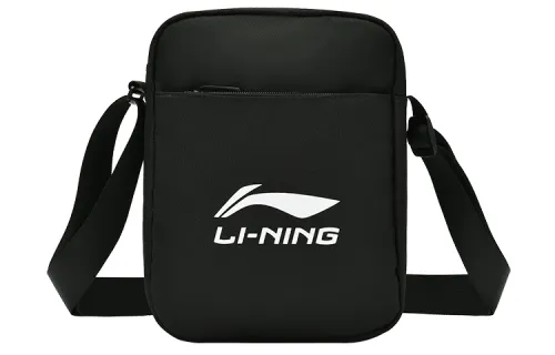 Li Ning Polyester Shoulder Bag Small Unisex Black