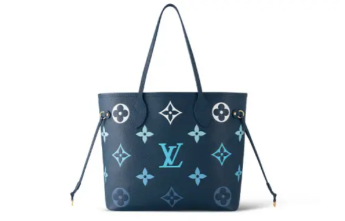 LOUIS VUITTON Neverfull Mm Gradient Blue