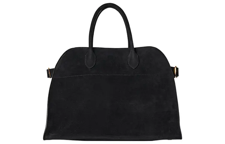 THE ROW Margau Soft Suede Tote Bag, Shopping Bag, Handbag Women's Black