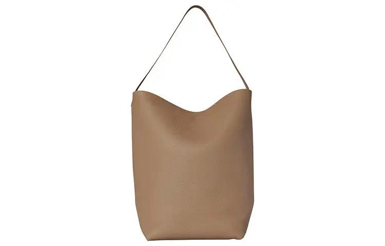THE ROW N/S Park Buckle Closure Cow Leather Bucket Bag, Tote Bag, Shopping Bag, Shoulder Bag, Handbag Large Women's