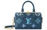 LOUIS VUITTON Speedy Cow Leather Shoulder Bag, Crossbody Bag, Handbag Regular Women's Gradient Blue