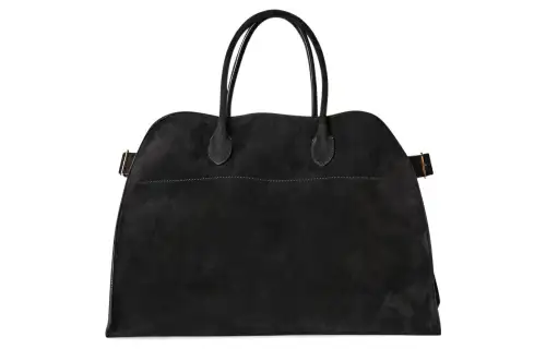 THE ROW Soft Margau Soft Suede Tote Bag, Shopping Bag, Handbag Women's Black