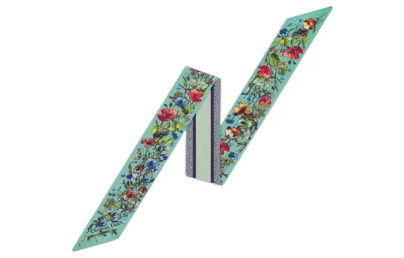 DIOR Miss Dior Millefiori Scarves Women's Green