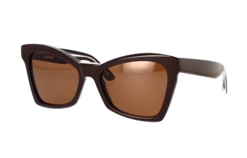 Balenciaga Plate Frame Irregular Shape Sunglasses Women's