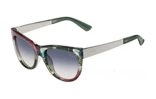 GUCCI Injection Molding Cat Eye Sunglasses Unisex Silver