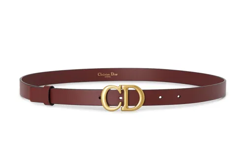 DIOR Leather Belts Women's Brown