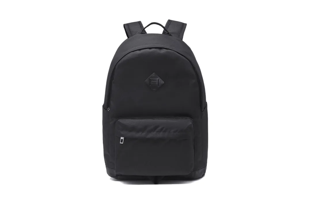 Li Ning Sports Life Collection Polyester Students Backpack Regular Unisex Black