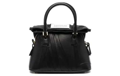 Maison Margiela 5AC Leather One Shoulder Handbag Regular Women's Black
