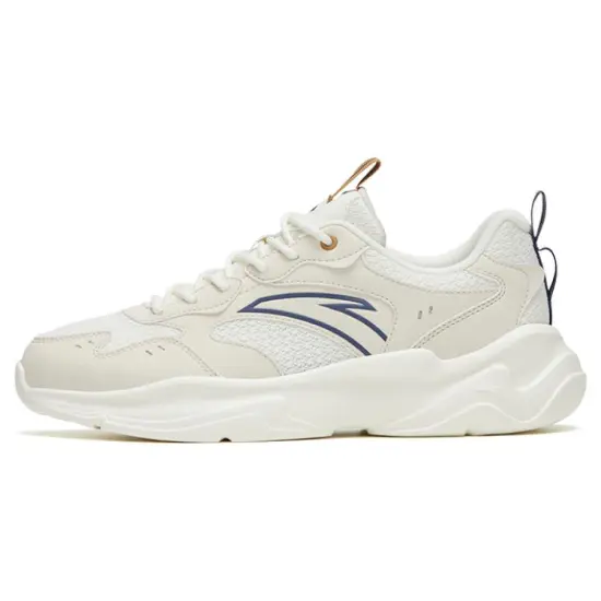 ANTA Casual Shoes Men Low-Top White Gray Blue