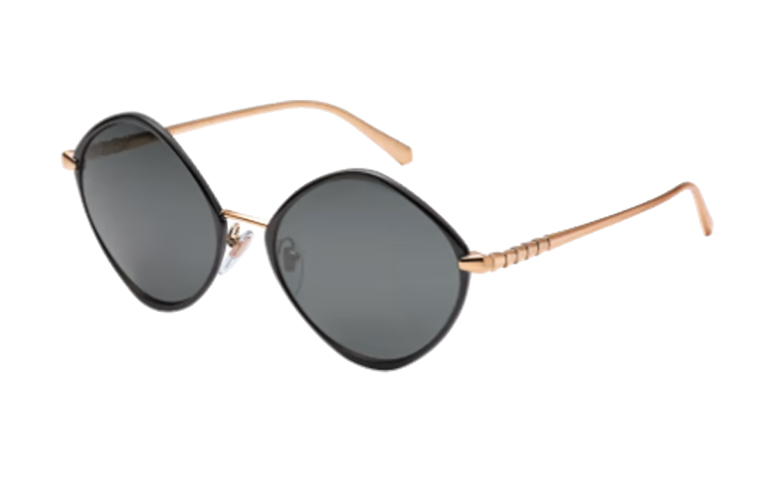 BVLGARI Engraved logo Geometric frame Sunglasses