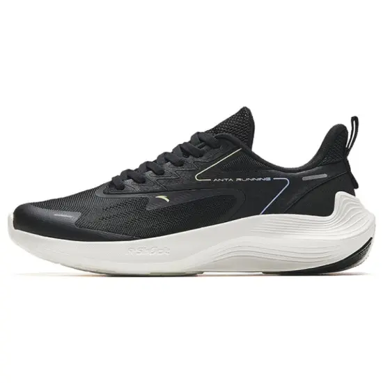 ANTA New Stinger Running Shoes Women's Low-Top Black White